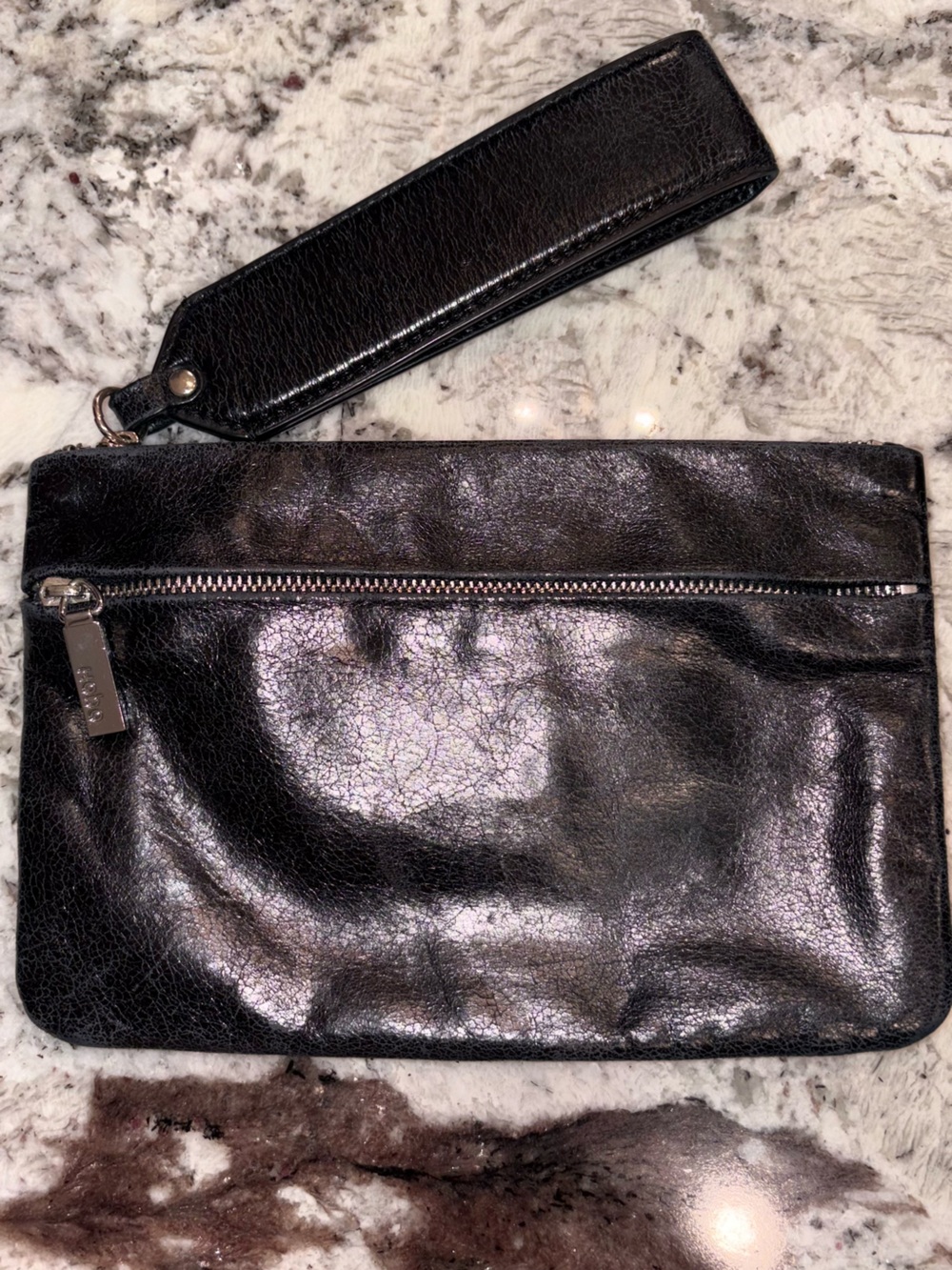 HOBO INTERNATIONAL LEATHER WRISTLET